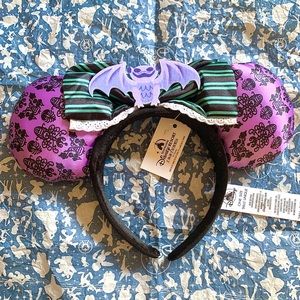 NWT Disney Parks Shanghai Disneyland Haunted Mansion Minnie Mouse Ears